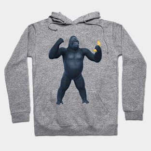 Gorilla Holding Banana Hoodie